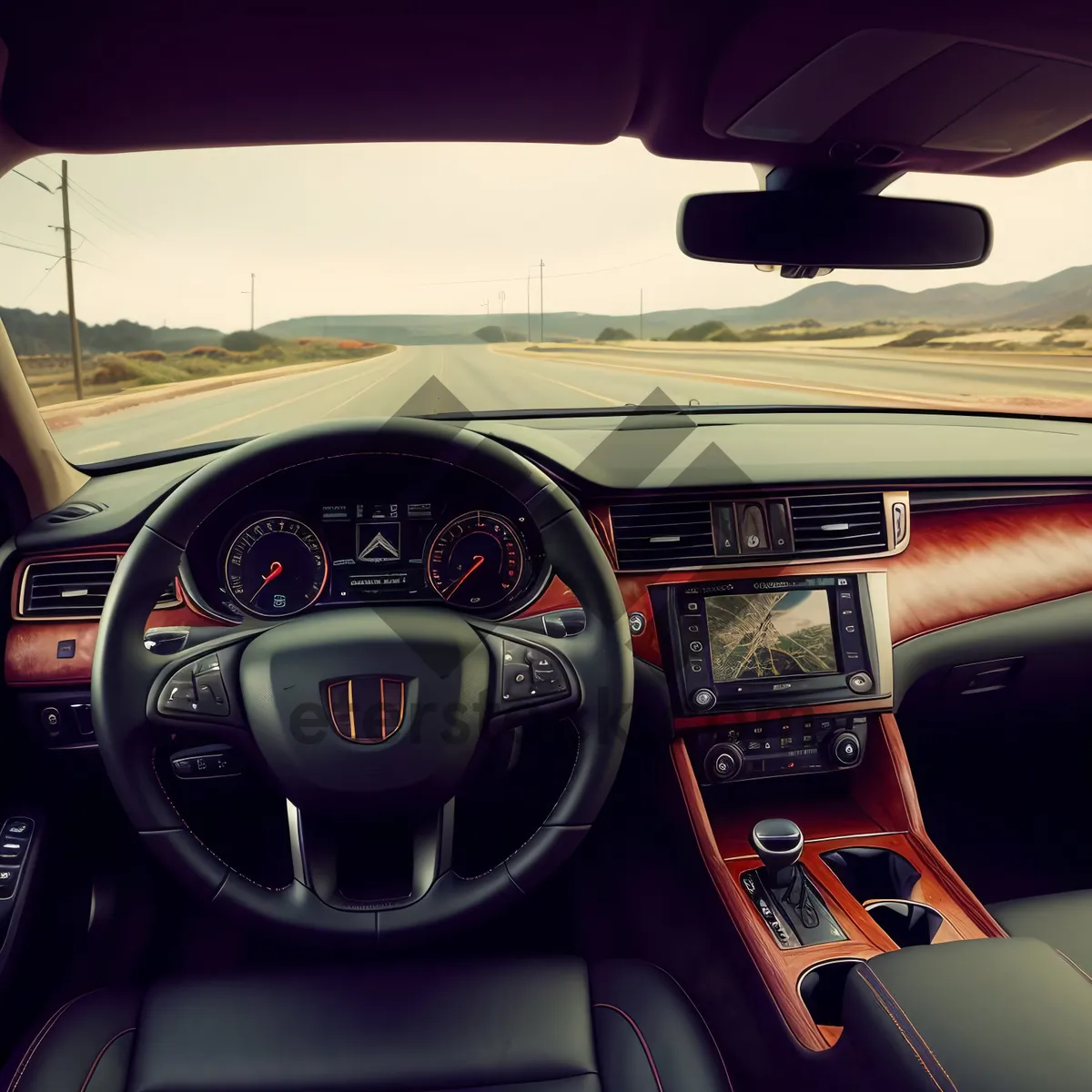 Picture of Speedy Car Control: Steering Wheel in Cockpit