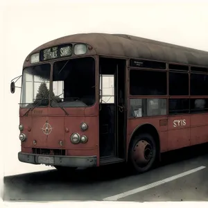 Urban Transit: Trolleybus and Shuttle Bus in City