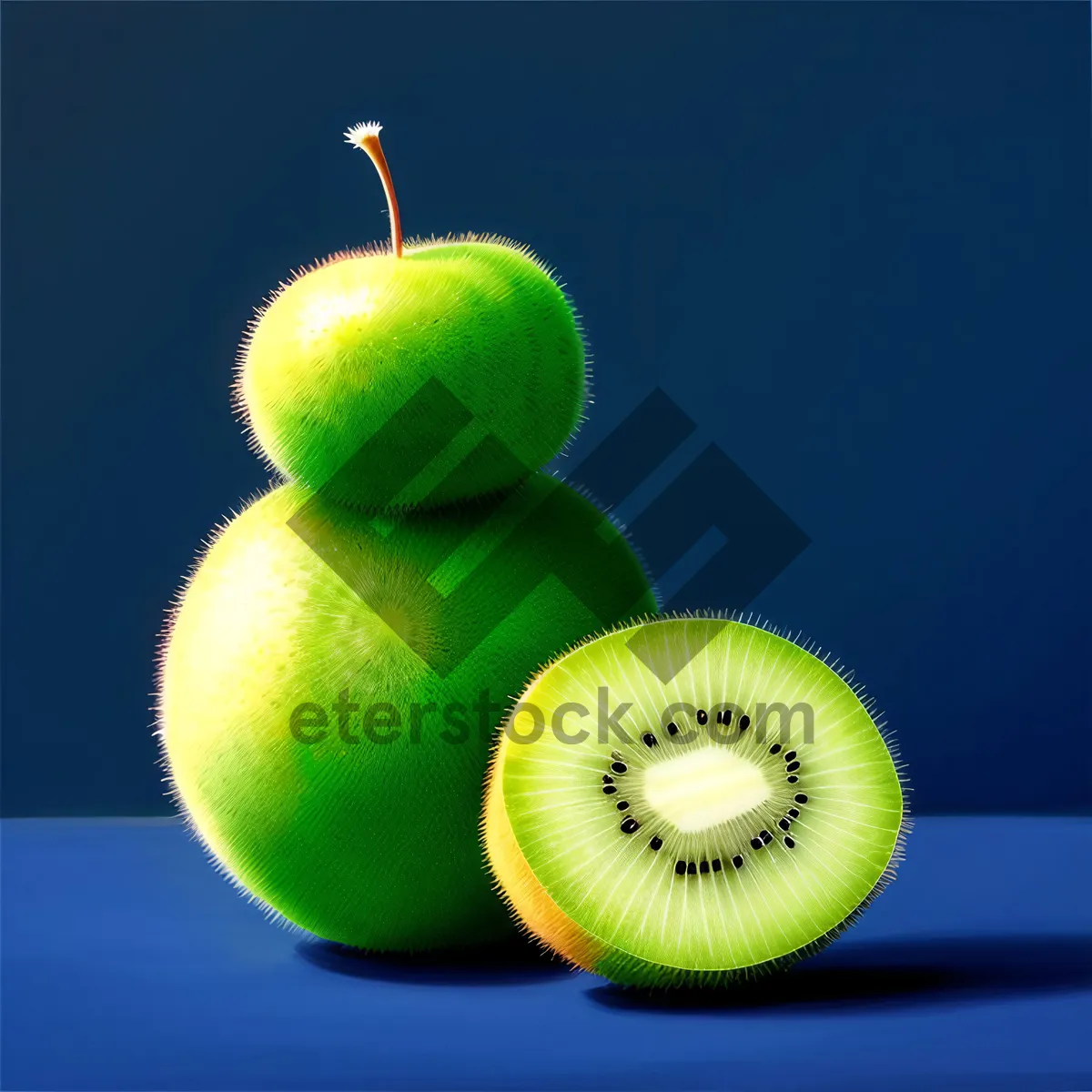 Picture of Juicy Granny Smith Apple: Fresh and Healthy Fruit Snack