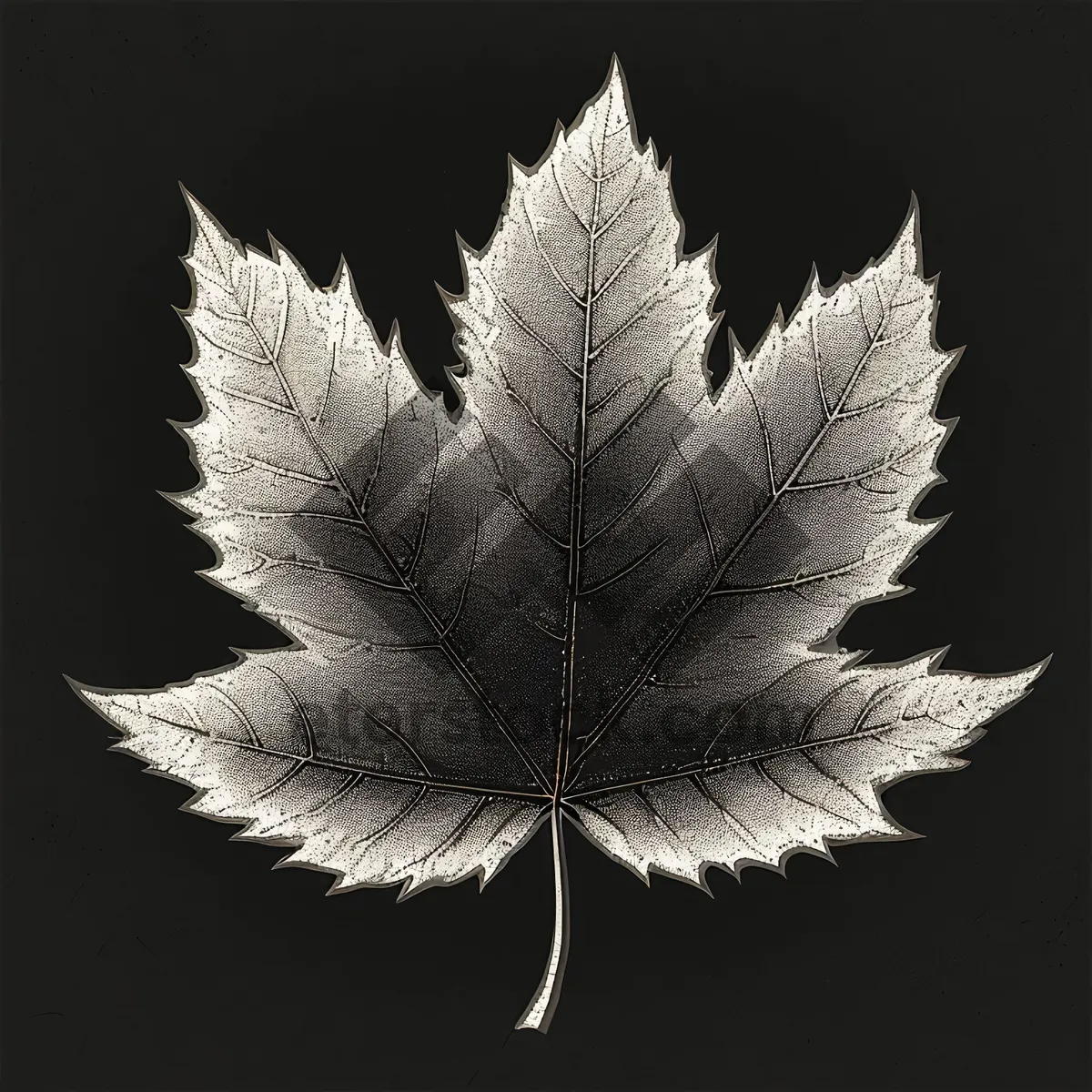 Picture of Vibrant Autumn Maple Leaf Decoration