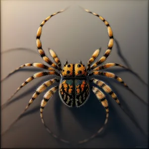 Garden Spider Web - Arachnid Arthropod Insect