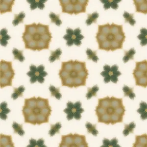 Vintage floral wallpaper pattern with ornate design