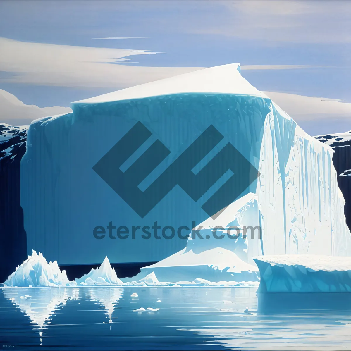 Picture of Majestic Arctic Glacier