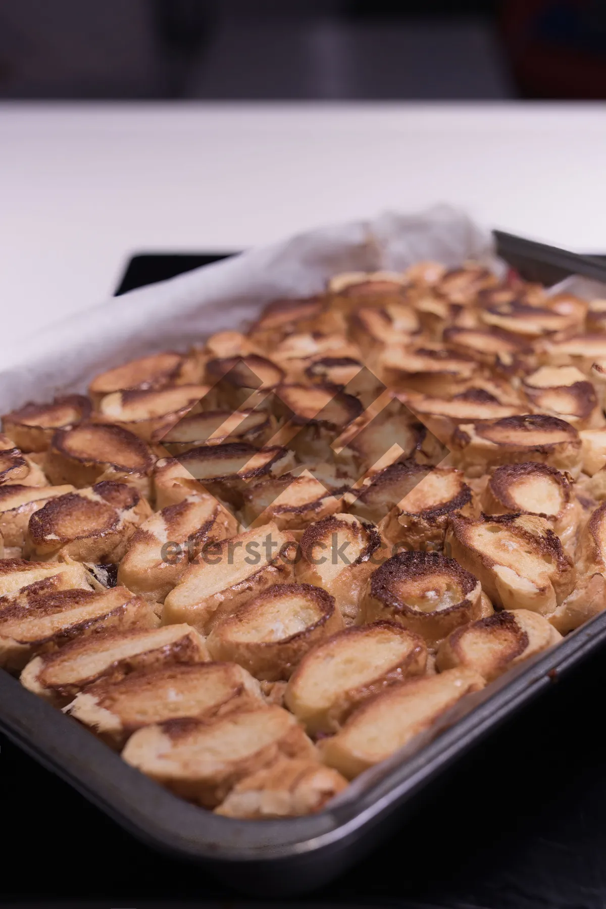 Picture of Delicious Pretzel and Brown Cracker on Plate