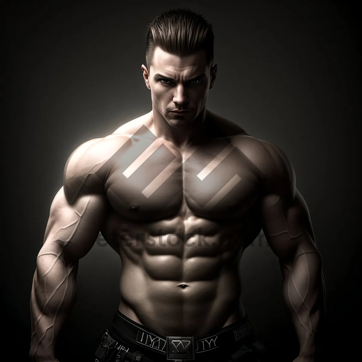 Picture of Powerful and Ripped: The Chiseled Male Torso