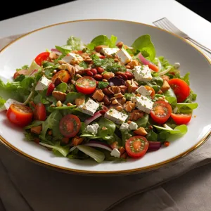 Delicious Gourmet Vegetable Salad for Healthy Dinner Option