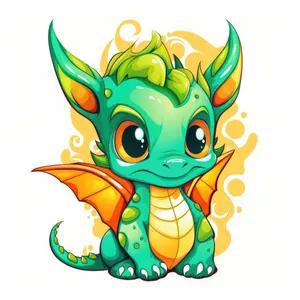 Happy Cartoon Animal Clip Art Cute Graphic Drawing