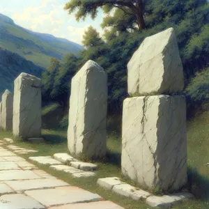 Majestic Megalith Memorial: Ancient Stone Ruins and Historic Landmark