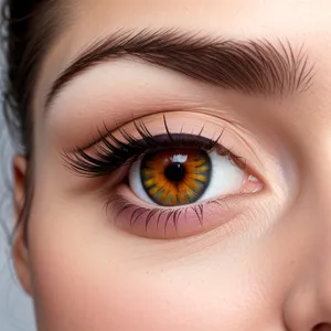 Glamorous Eye Makeup Enhances Natural Beauty