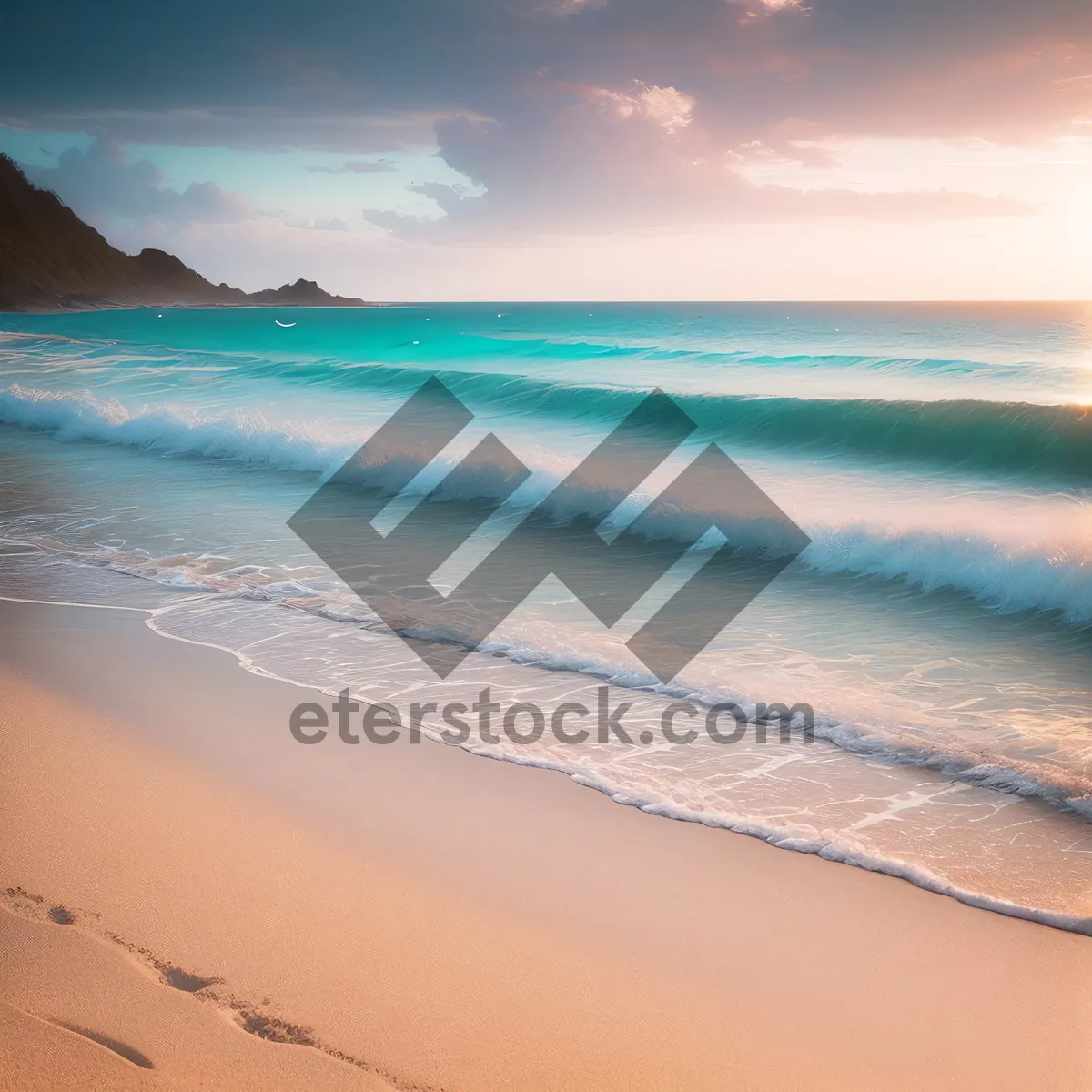 Picture of Serene Beach Getaway: Turquoise Waters and Sunny Skies