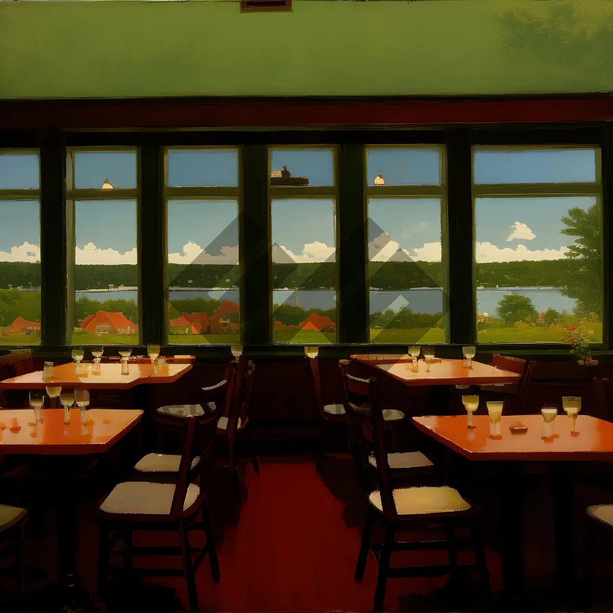 Picture of Modern Luxury Dining Room Furniture Set With Chairs