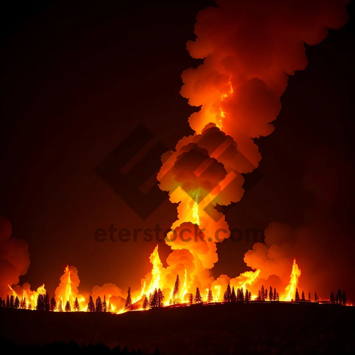 Picture of Inferno of Power: Fiery Blaze Engulfing Weapon