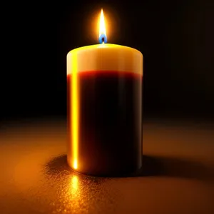 Radiant Candlelight Illuminate Dark Celebration