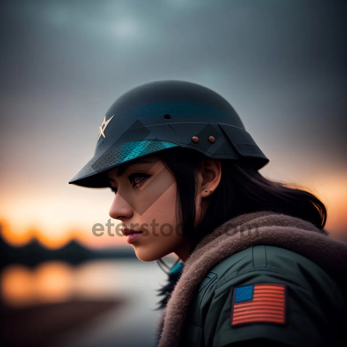 Picture of Professional construction worker in safety helmet