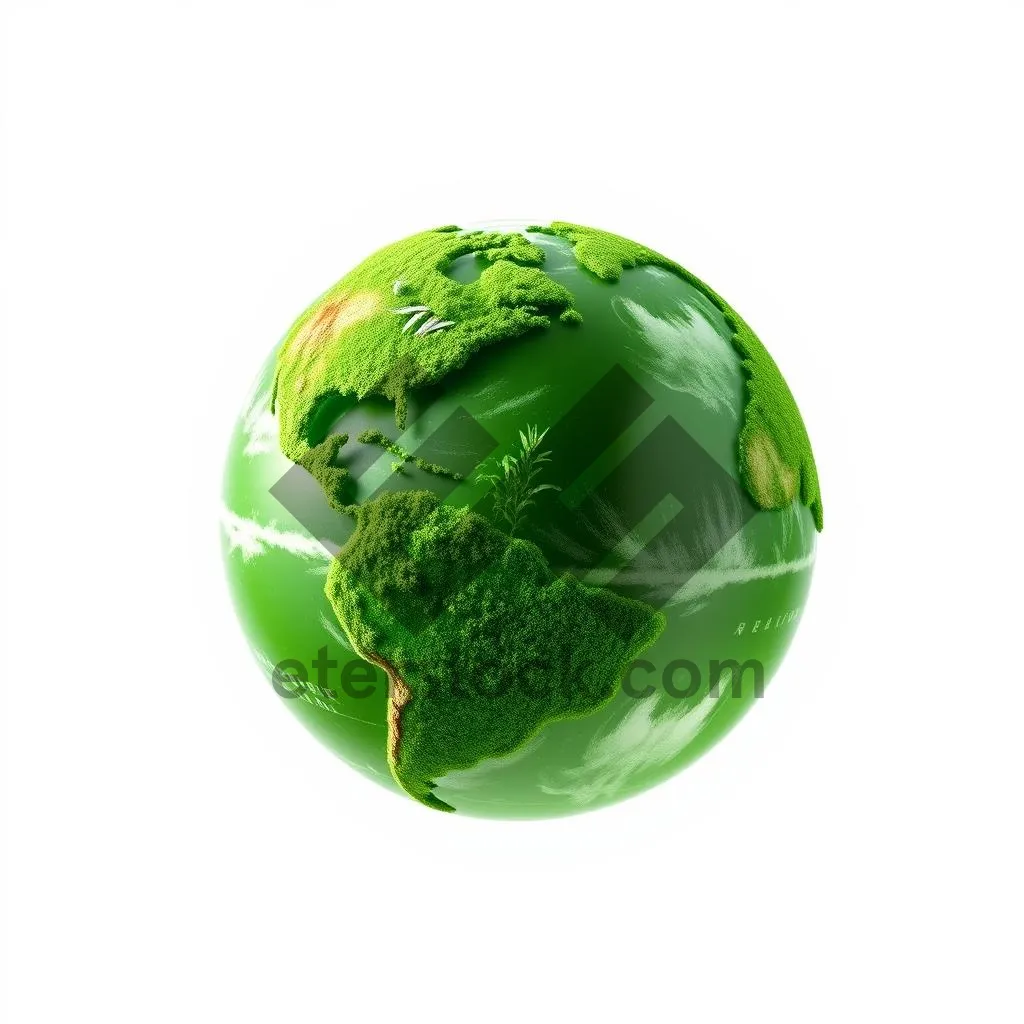 Picture of Global Earth Map Sphere Graphic Design