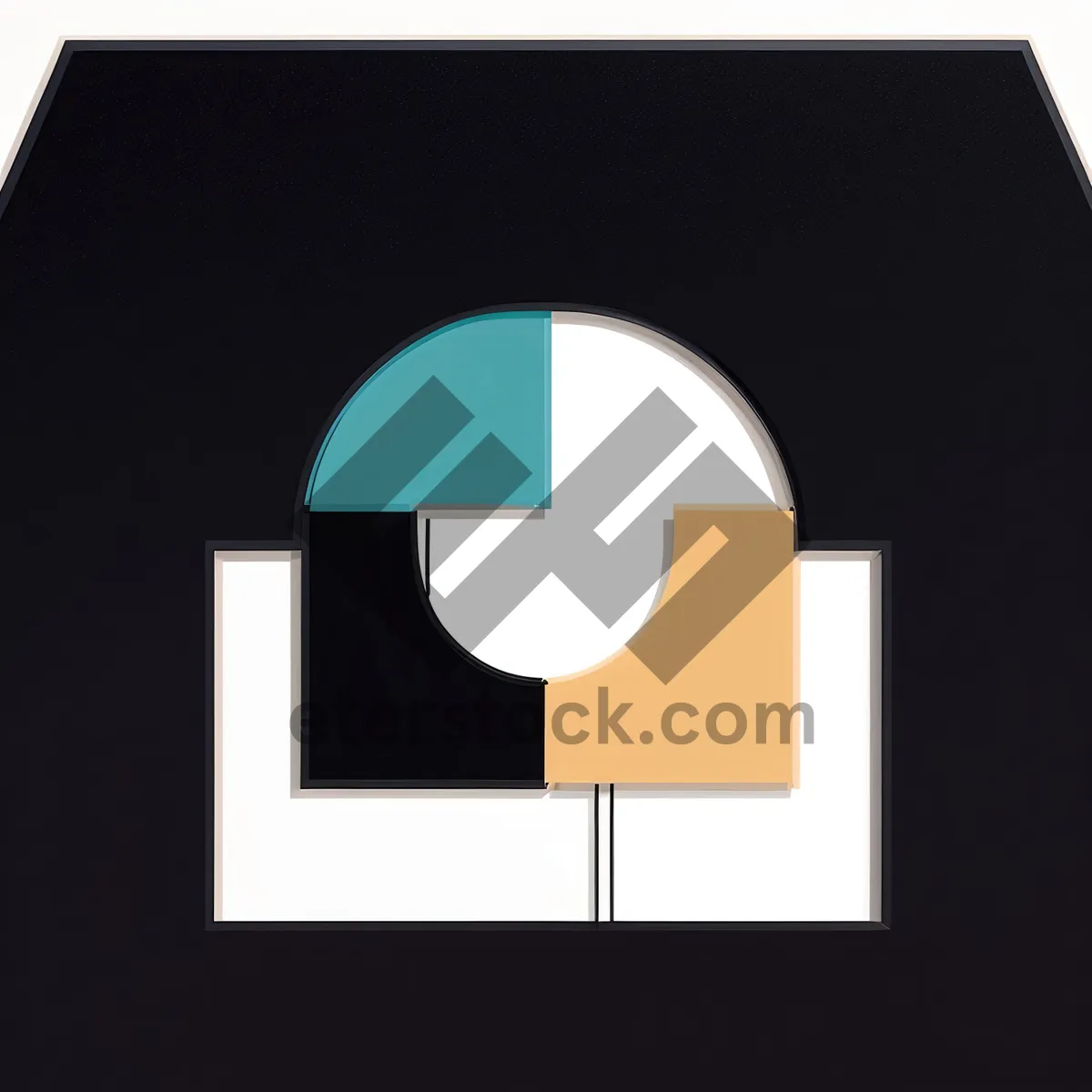 Picture of Blank business diskette icon sign