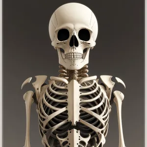 Terrifying Skull Sculpture: Bone-Chilling Artwork Embodying Death