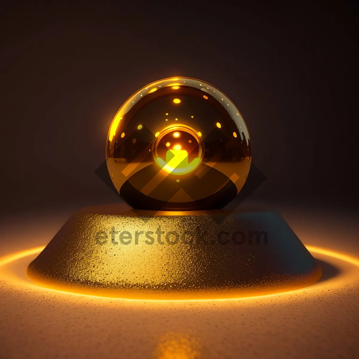 Picture of Shiny Circle: Digital Spotlight Lamp