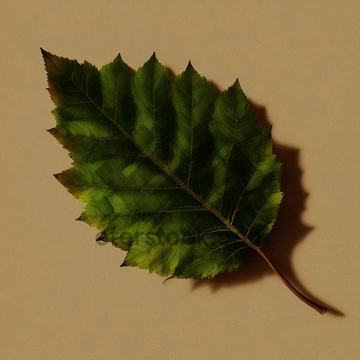 Picture of Vibrant Autumn Maple Leaf - Seasonal Botanical Beauty