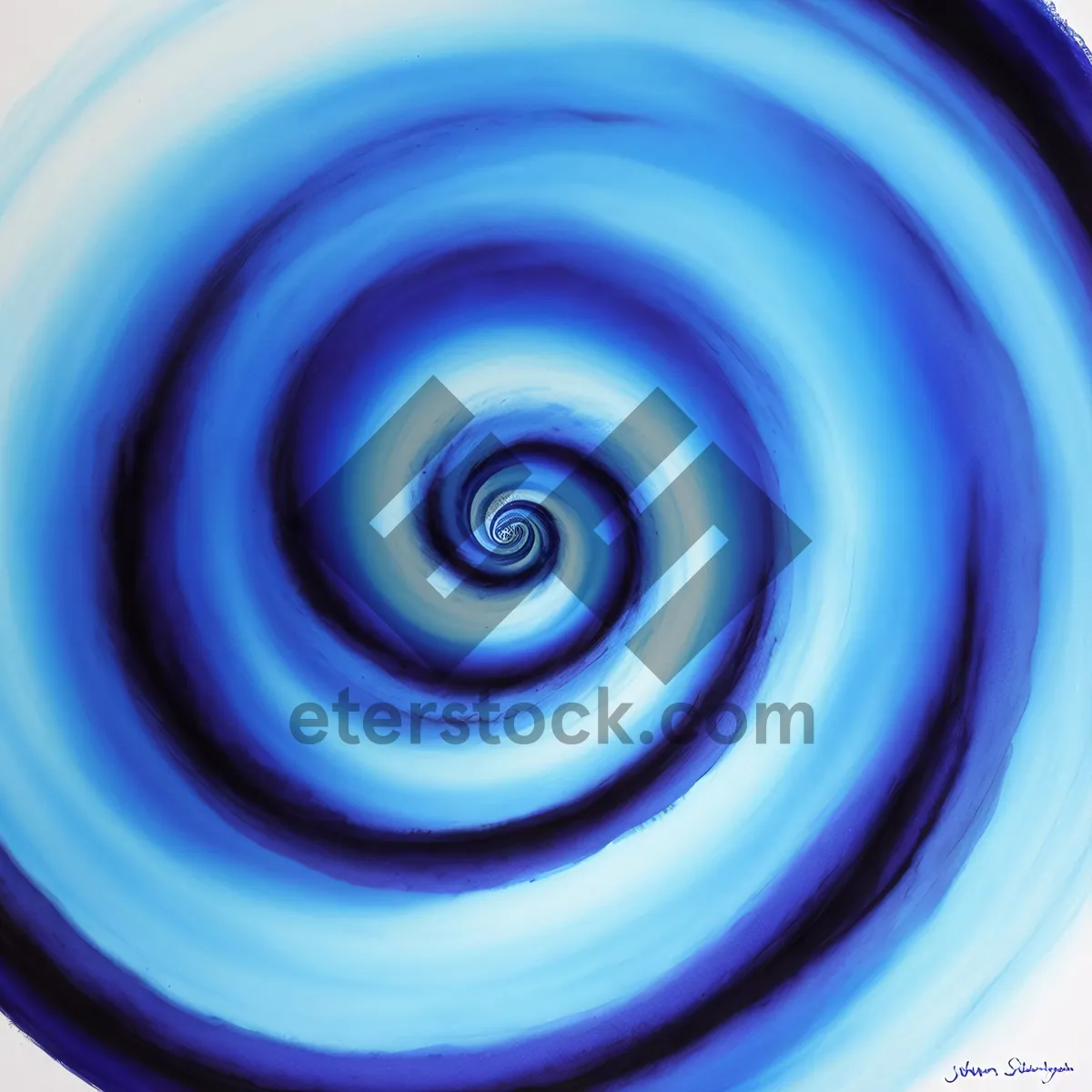 Picture of Colorful Spiral: Modern Art Inspired Digital Wallpaper