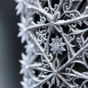 Dusty Miller Ice Crystal Design Pattern