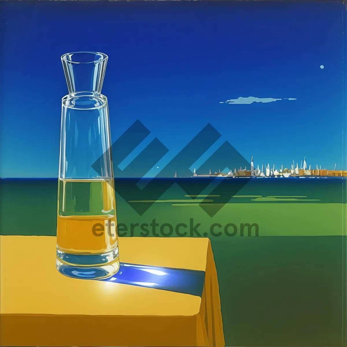 Picture of Cold Beverage in Glass Jar - Scientific Experiment