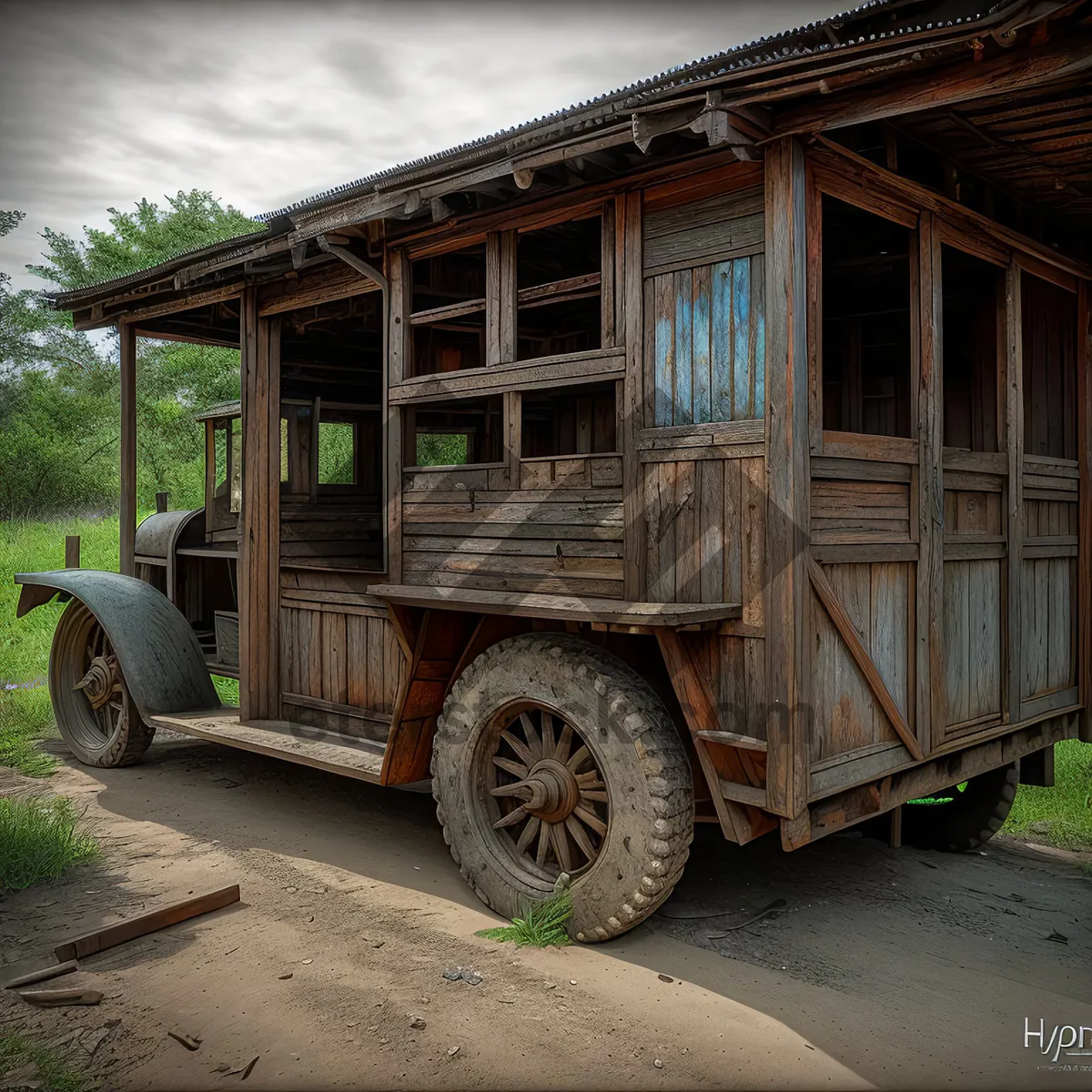 Picture of Vintage Road-Hauling Home