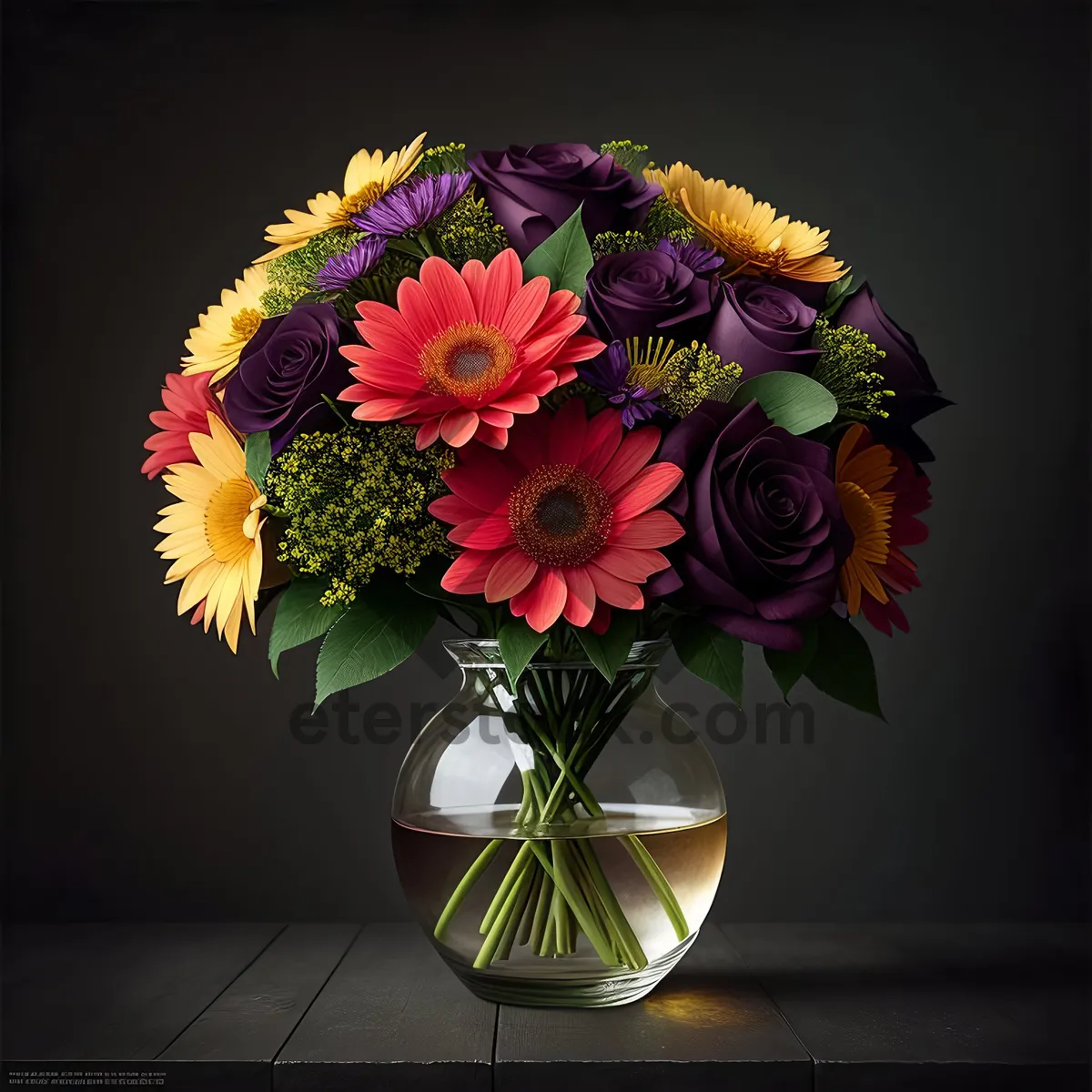 Picture of Colorful Spring Floral Bouquet