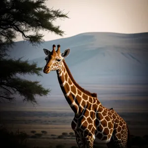 Graceful Giraffe at South Safari Park