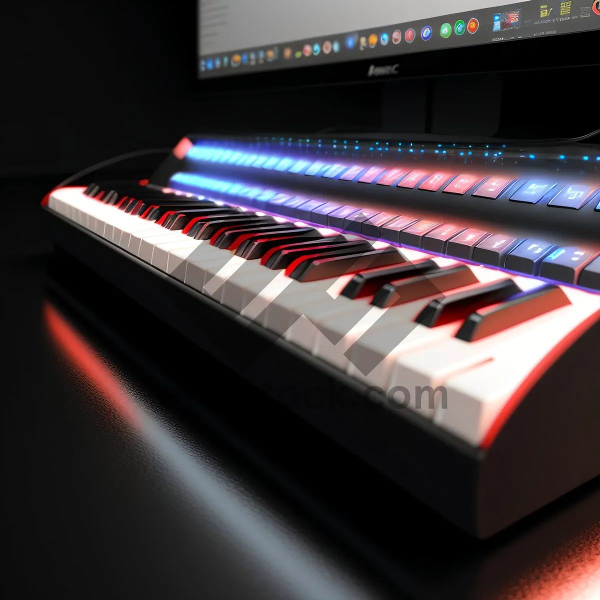 Picture of Electric Keyboard: Synthesizer Playing Classical Music