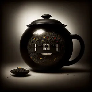 Traditional Glass Teapot with Handle - Decorative Kitchen Utensil