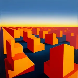 Graphic flag design: Country symbol in unique shape