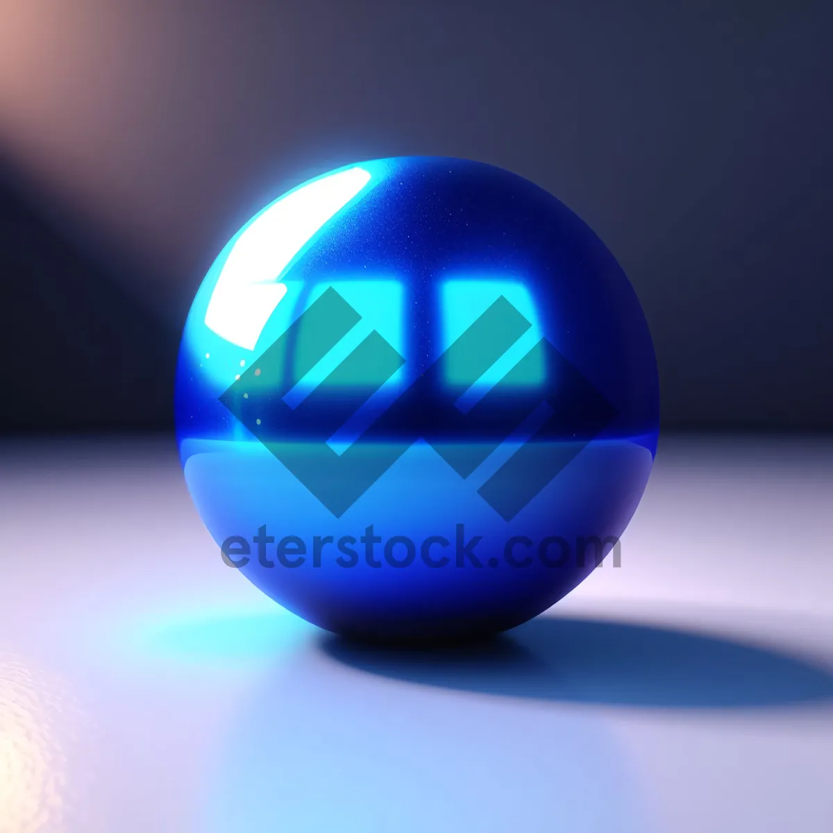 Picture of Glossy Web Button Set with Shiny Glass Reflection