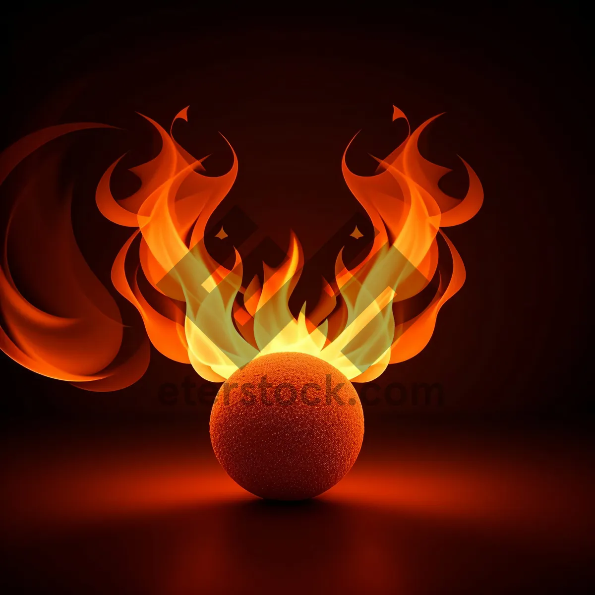 Picture of Blazing Inferno: A Fiery Symbol of Energy and Danger