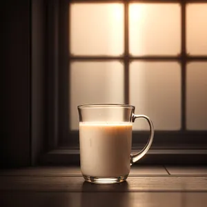 Morning Energizer: Aromatic Coffee in Stylish Mug