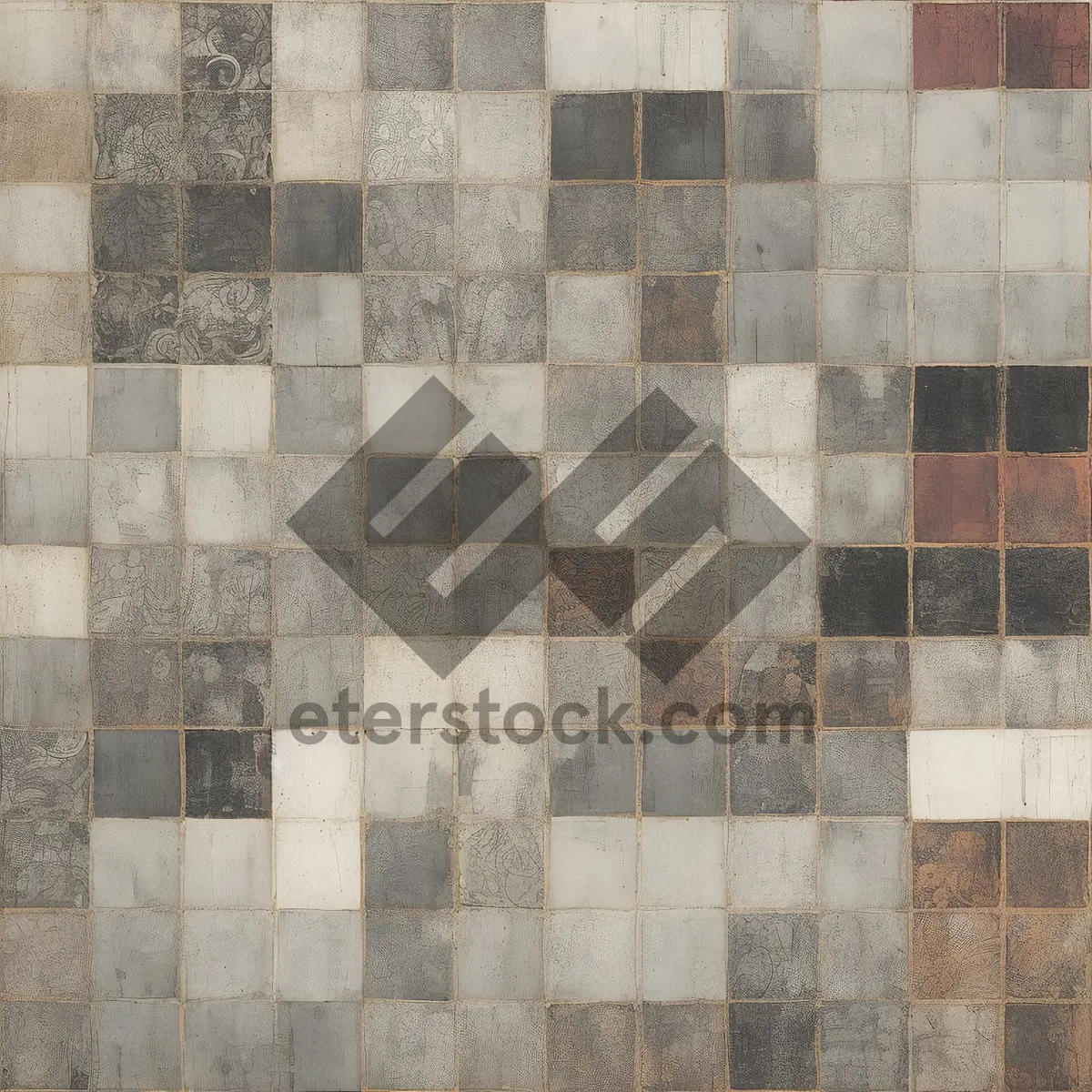 Picture of Brown stone structure pattern design wallpaper.