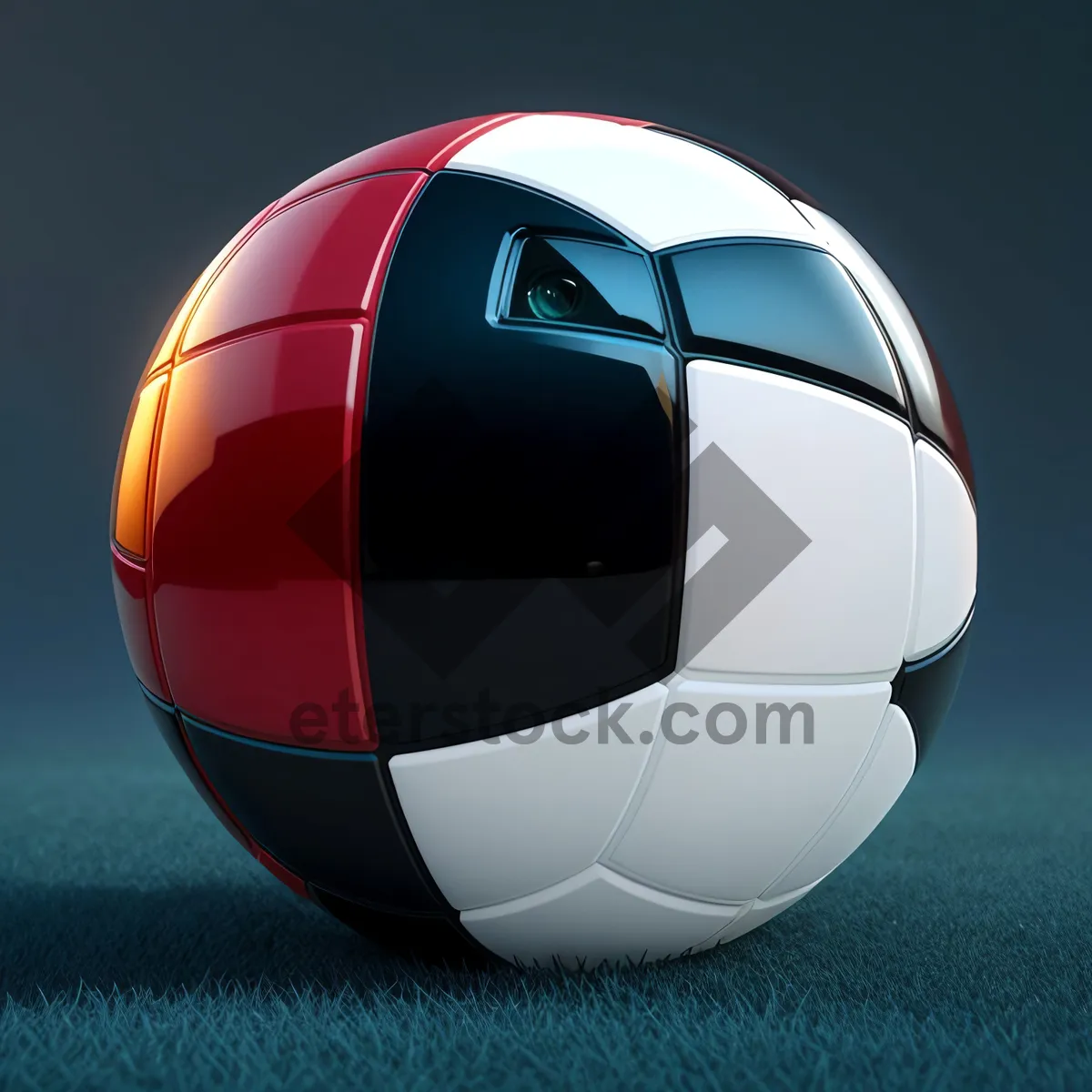 Picture of Soccer Ball: Game Equipment for Competition and Team Sports