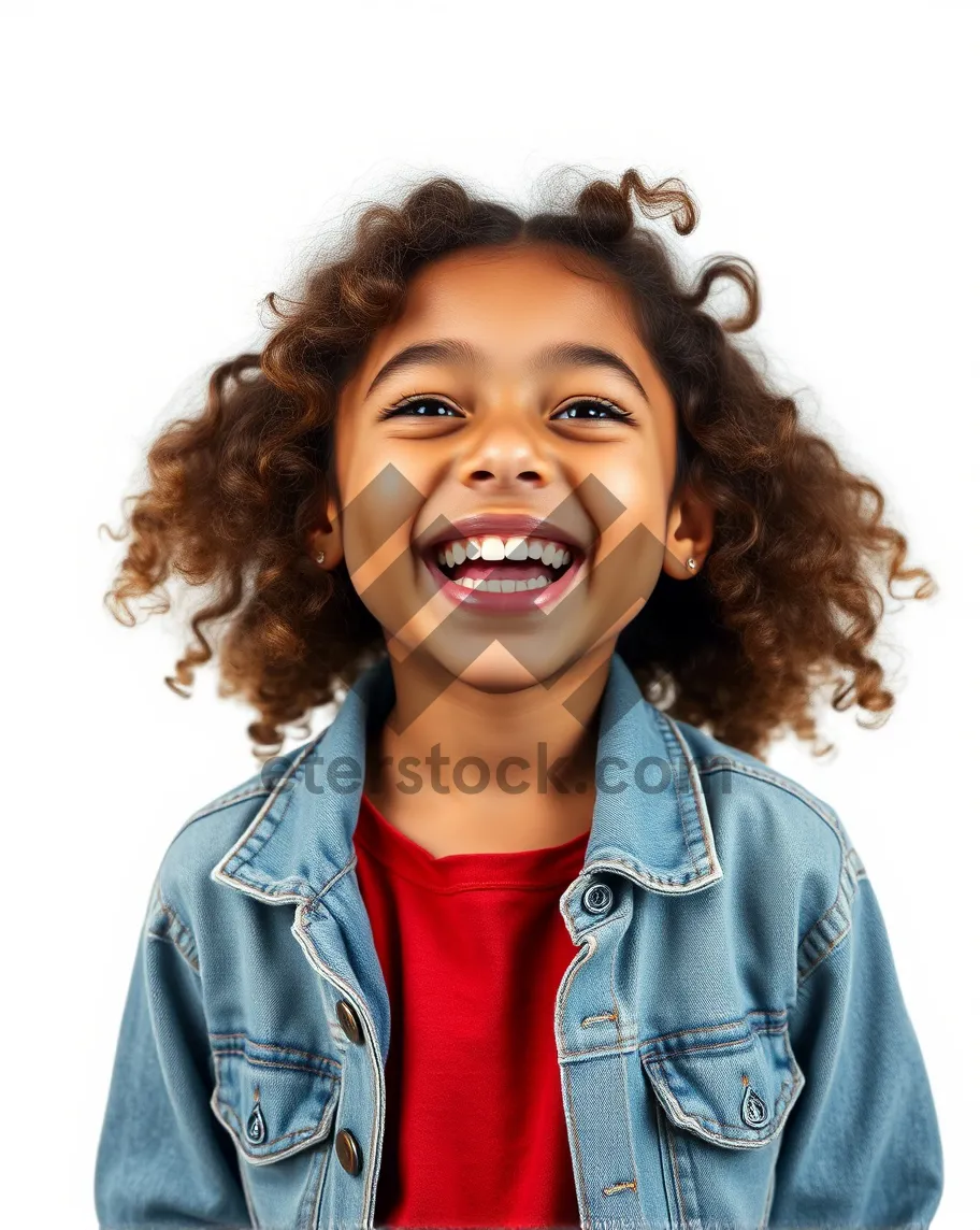 Picture of Smiling Afro Businesswoman with Stethoscope in Office Portrait