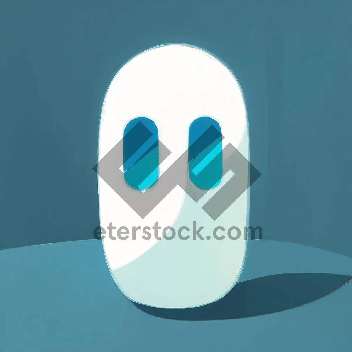 Picture of Bright graphic design button set with shiny icons.