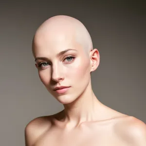 Beautiful Model with Flawless Skin and Glamorous Makeup
