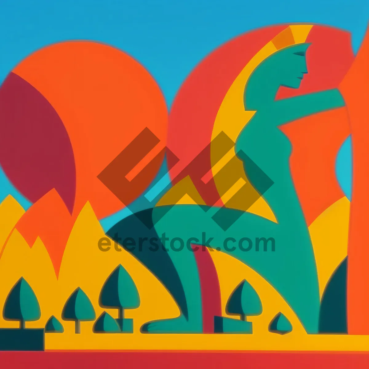 Picture of Symbolic Graphic Icon: A Powerful Emblem Reflecting Meaningful Significance