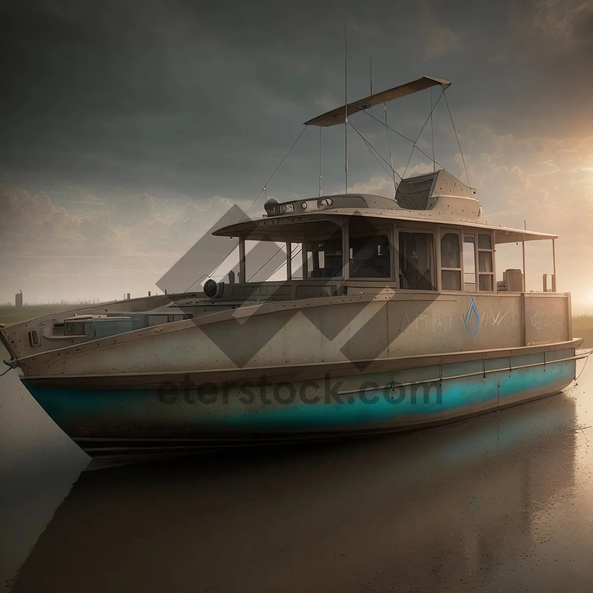 Picture of Fisherman on a serene ocean.