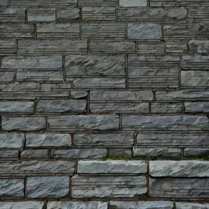 Rugged Stone Wall Texture with Weathered Grunge