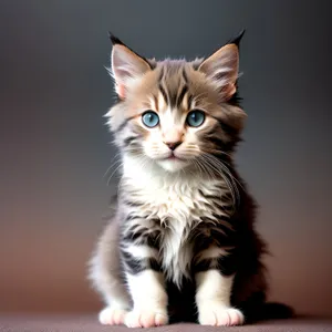 Playful Feline Cutie with Adorable Whiskers