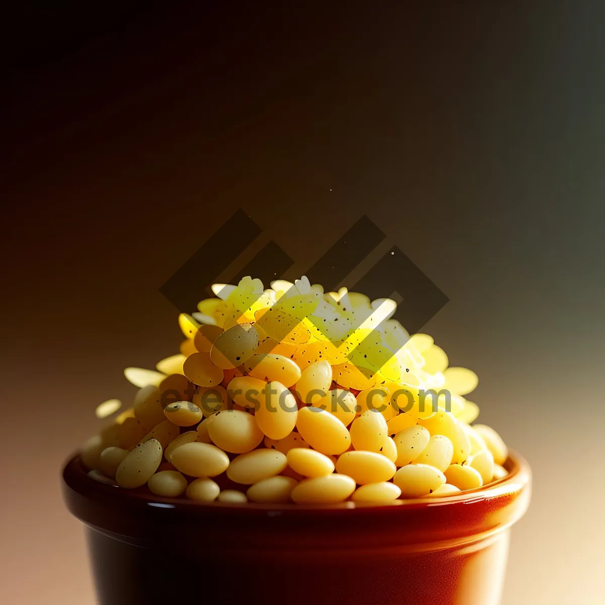 Picture of Fresh and Nutritious Yellow Corn Kernel - Healthy Vegetarian Seed