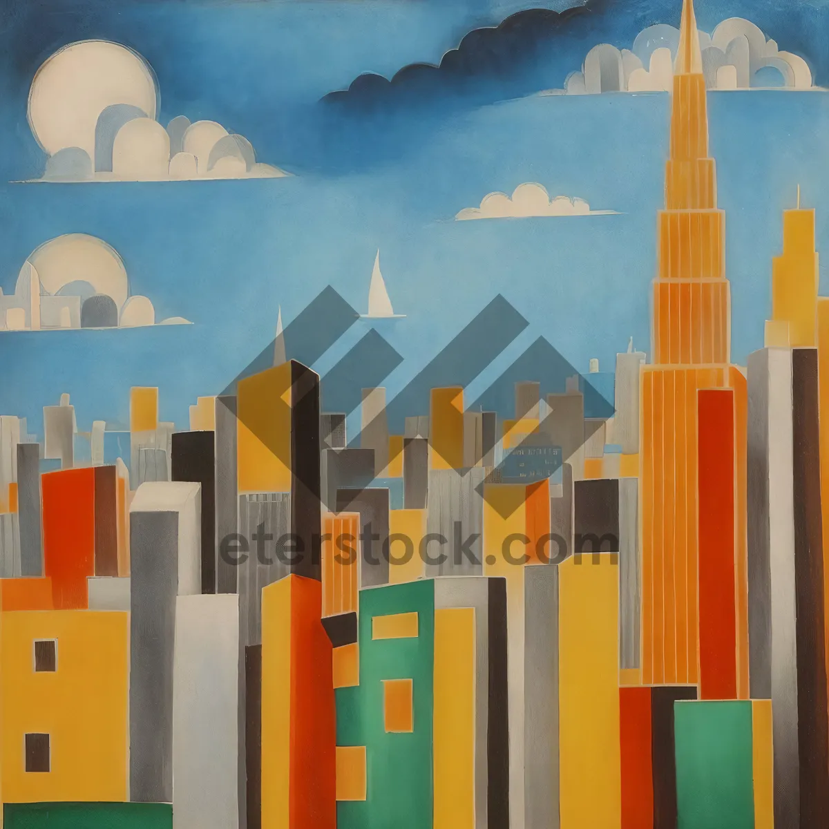 Picture of Vibrant Rainbow-Colored Pencil Set for Creative School Art