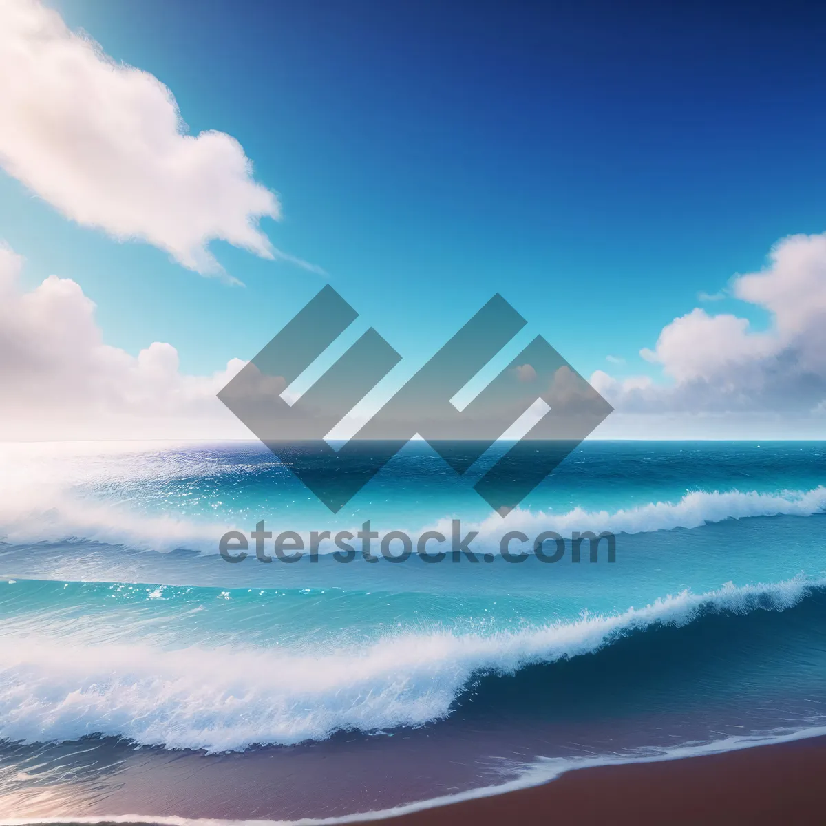 Picture of Tranquil Beach Oasis - Tropical Paradise Under the Sun