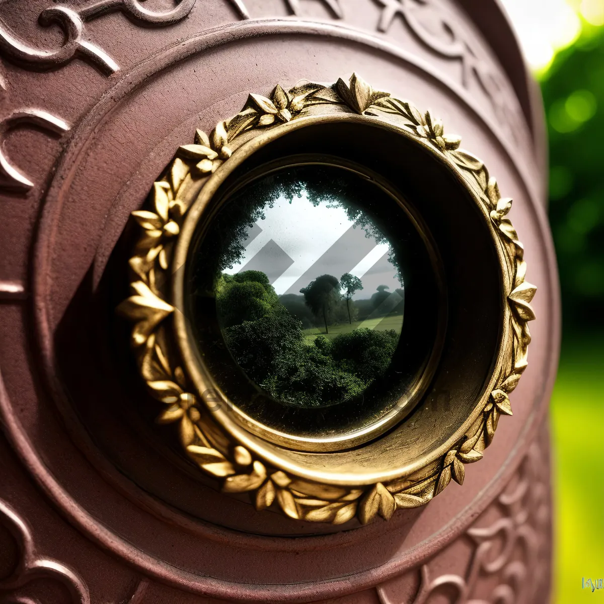 Picture of Mechanical Cup on Black Reflex Camera