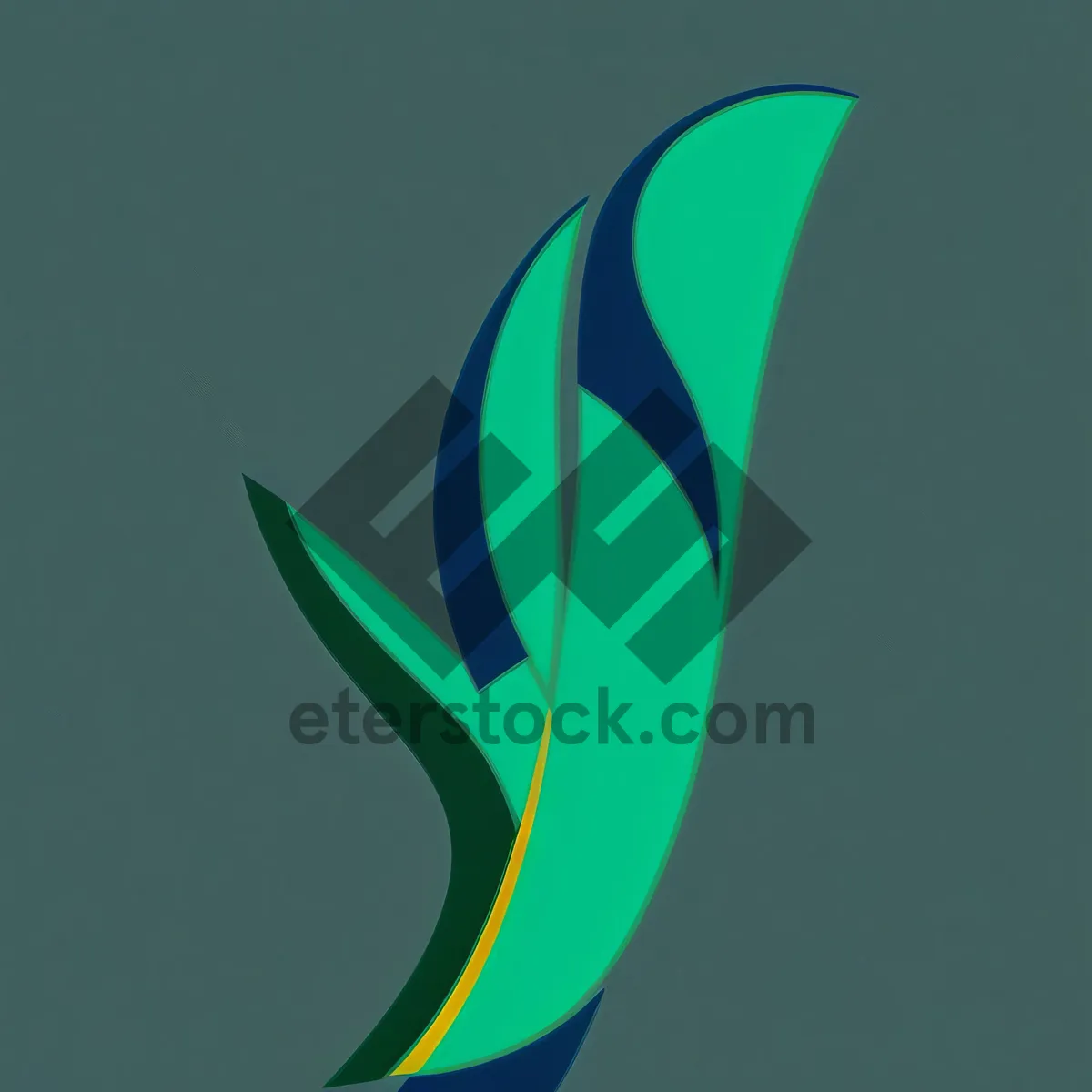 Picture of Colorful Wave: A Vibrant Graphic Design with Curved Patterns