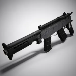 Powerful Automatic Assault Rifle for Military Use